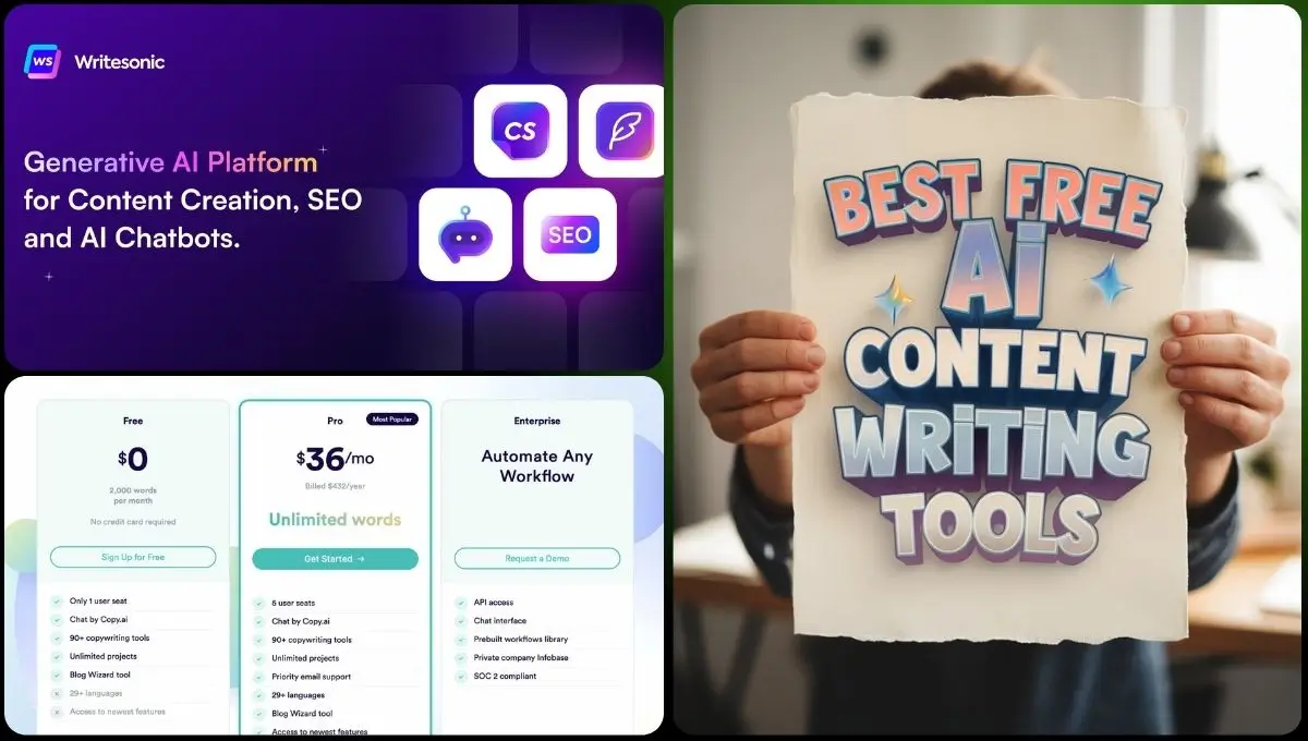 Free AI Content Writing Tools for Beginners featured image